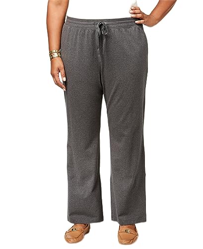 Plus Size Knit Drawstring Pants