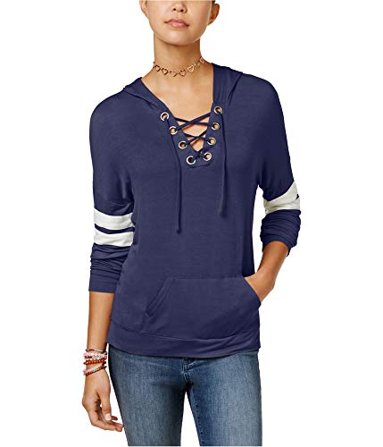 Hippie Rose Juniors Lace Up Hoodie