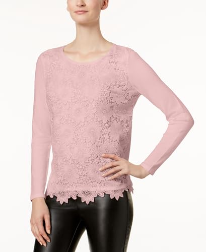 Charter Club Lace Front Sweater