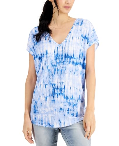 INC International Concepts Womens Tie Dyed Tunic