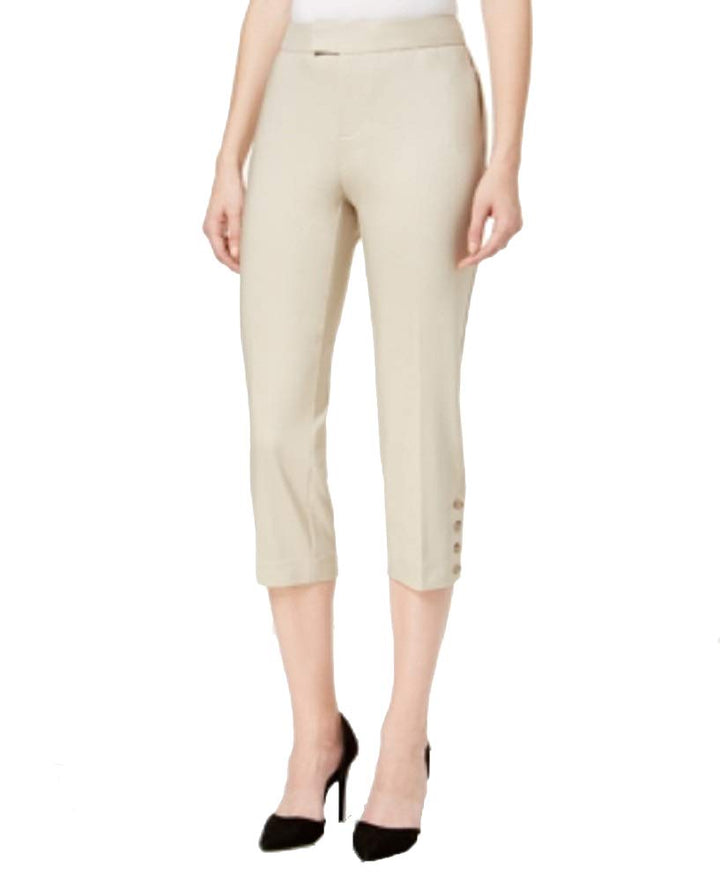 Charter Club Button Detail Capri Pants