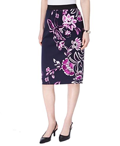 Alfani Printed Scuba Skirt