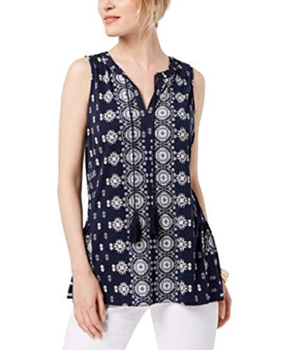 Printed Sleeveless Top