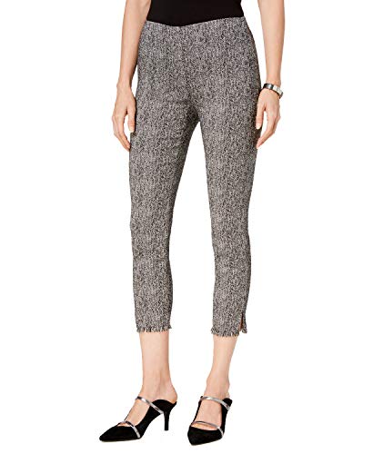 Alfani Petite Fringe Hem Ankle Pants