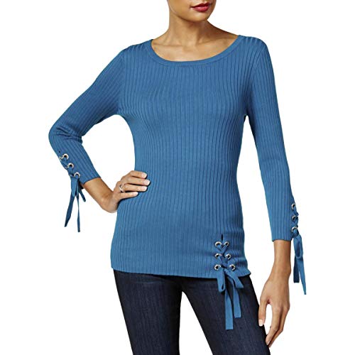 INC International Concepts Lace Up Sweater