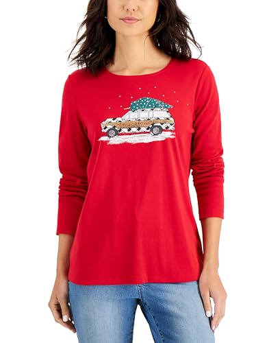 Karen Scott Road Trip Holiday Top