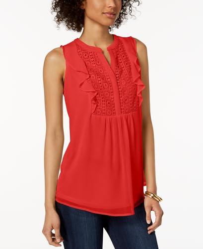 Charter Club Ruffled Top