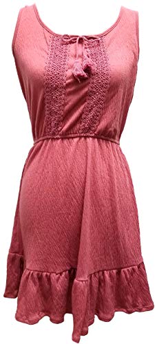 Be Bop Juniors Ruffled Hem Peasant Dress