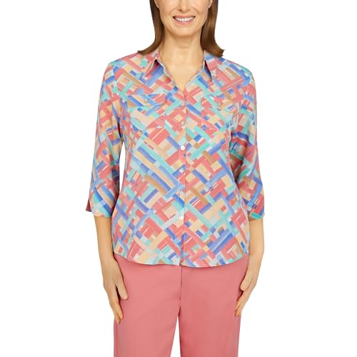 Petite Boho Vibes Plaid Top