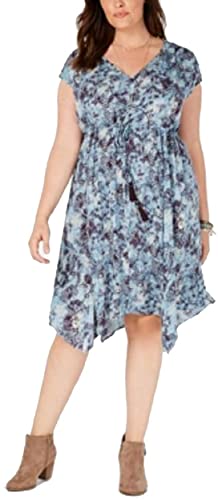 Style & Co Petite Drawstring Waist Dress