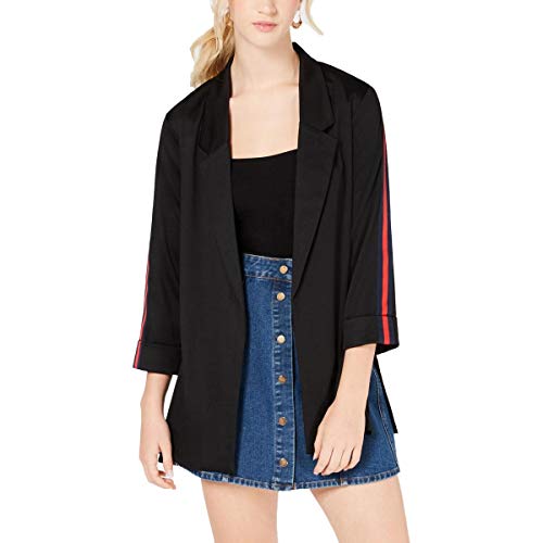 Almost Famous Juniors Stripe Sleeved Jacket