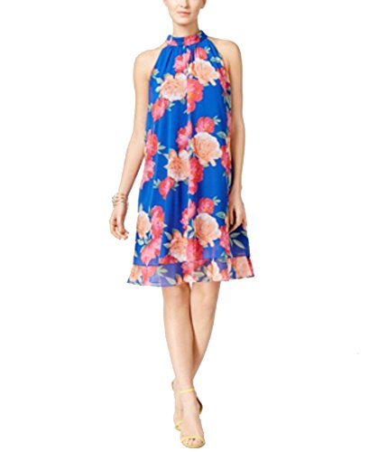 INC International Concepts Floral Print Trapeze Dress