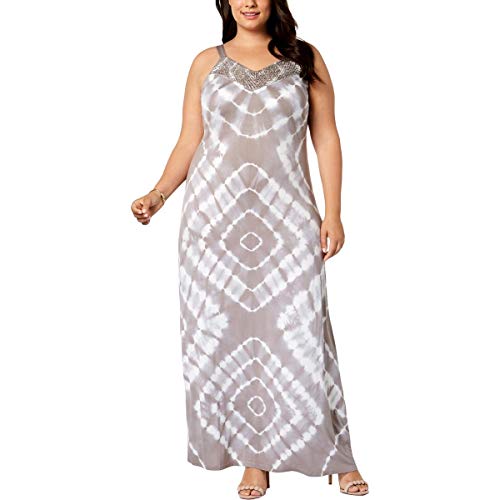 Plus Size Tie Dyed Maxi Dress