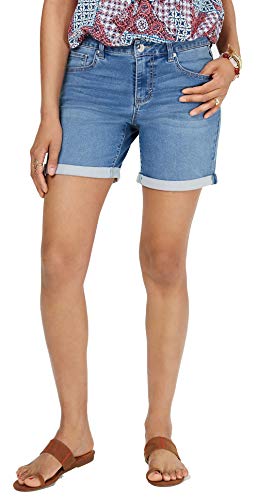 Style & Co Cuffed Denim Bermuda Shorts