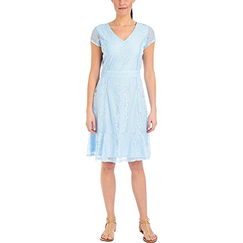 Lace Ruffle-Hem Dress