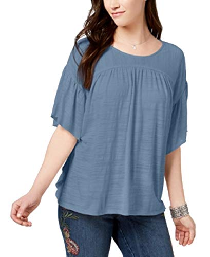Flutter-Sleeve Poncho Top