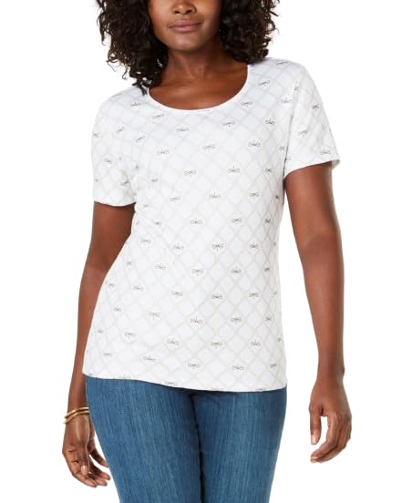 Karen Scott Dragonfly Print T-Shirt