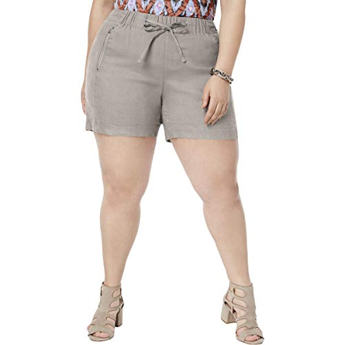 Plus Size Drawstring Shorts