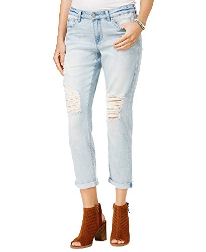 Celebrity Pink Juniors Ripped Boyfriend Jeans