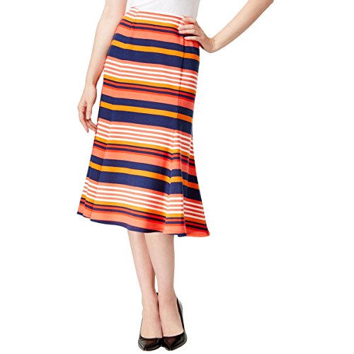 NY Collection A Line Midi Skirt