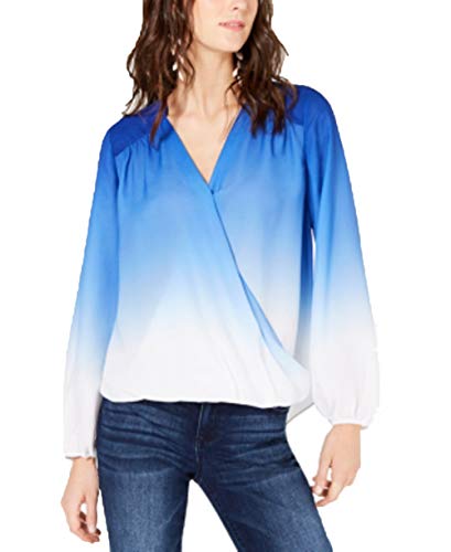 INC Petite Ombr&eacute; Surplice Top