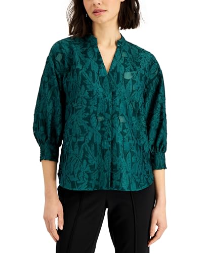 Alfani Printed Billow Sleeve Blouse