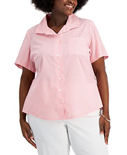 Karen Scott Plus Size Striped Shirt