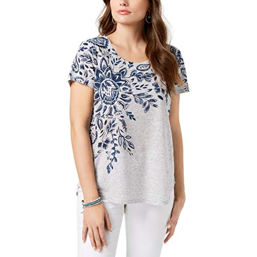 Style & Co Floral Print T-Shirt