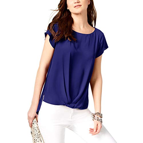 INC Draped-Hem Top