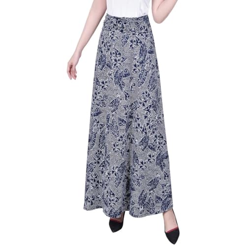 Petite Ring Faux Belt A Line Maxi Skirt