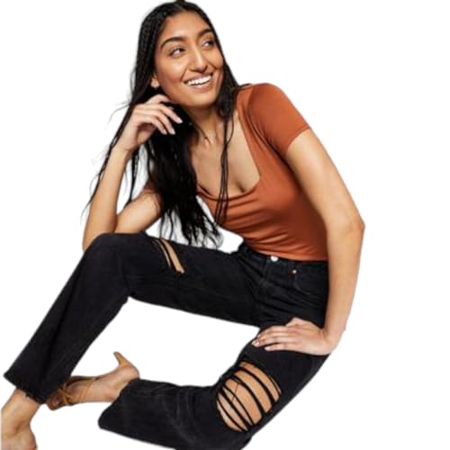 Now This Trendy Plus Size Square Neck Bodysuit