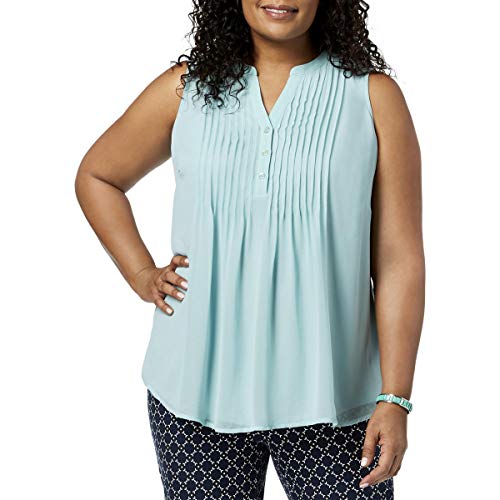 Charter Club Plus Size Pintuck Pleat Top