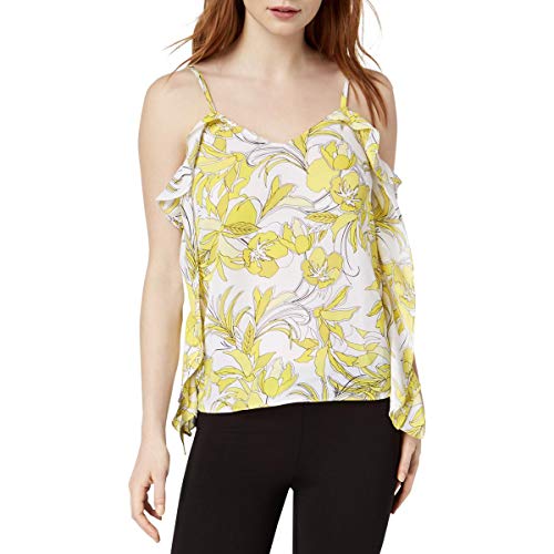 Ruffled Printed Floral Top