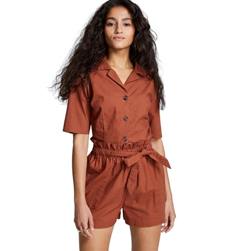 Now This Womens Cotton Paperbag Shorts