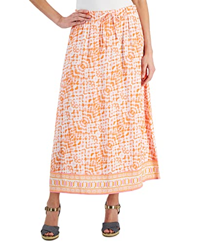 JM Collection Petite A-Line Maxi Skirt