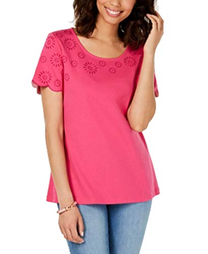Embroidered Cotton T-Shirt