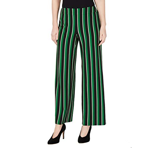 I.N.C. Pull-On Striped Wide-Leg Pants
