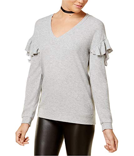 Juniors' Ruffled Cozy Sweater