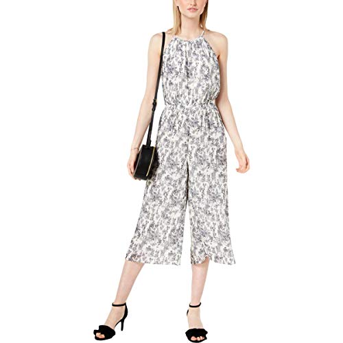 Maison Jules Pleated Cropped Jumpsuit