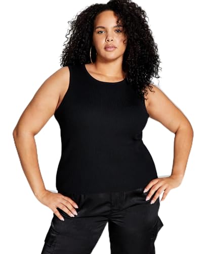 Now This Trendy Plus Size Sweater Tank Top
