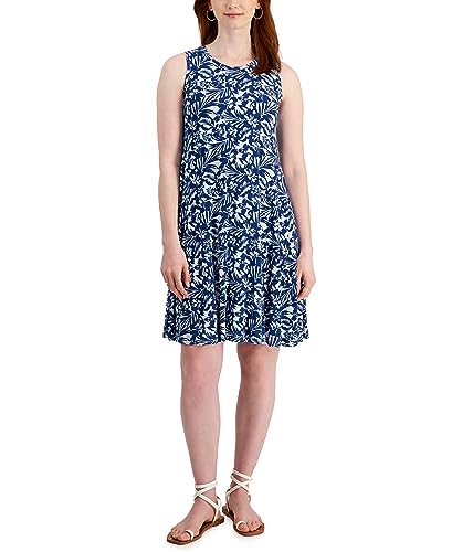 Style & Co Printed Knit Tank Dress