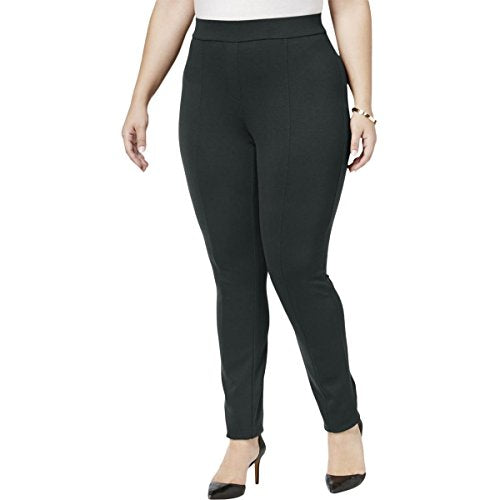 Plus Size Seamed Ponte Leggings