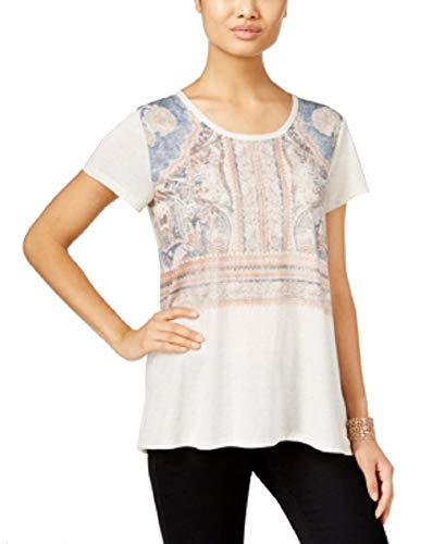 Style & Co Petite Boho-Print T-Shirt