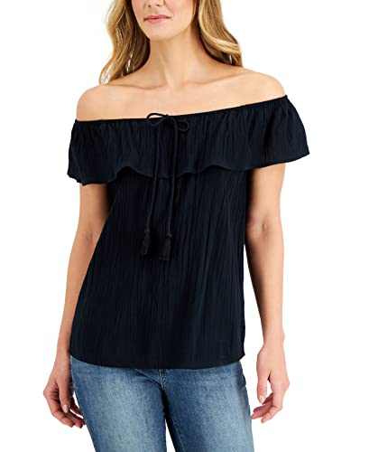Style & Co Womens Off The Shoulder Top