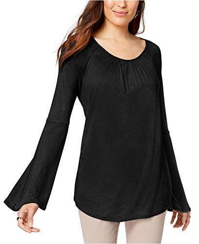 Lantern-Sleeve Top