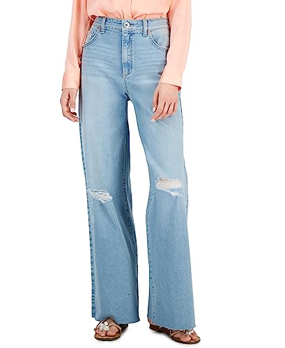 INC International Concepts Womens High Rise Wide Leg Jeans
