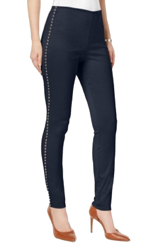 Studded Pull On Skinny Pants