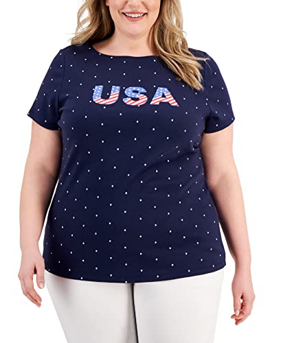 Karen Scott Plus Size T-Shirt