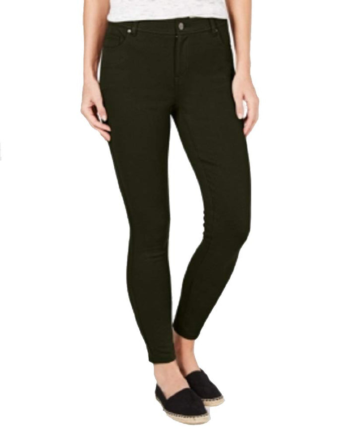 Ultra-Skinny Pont�-Knit Pants