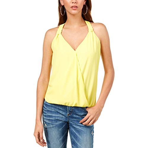 Surplice Blouson Tank Top